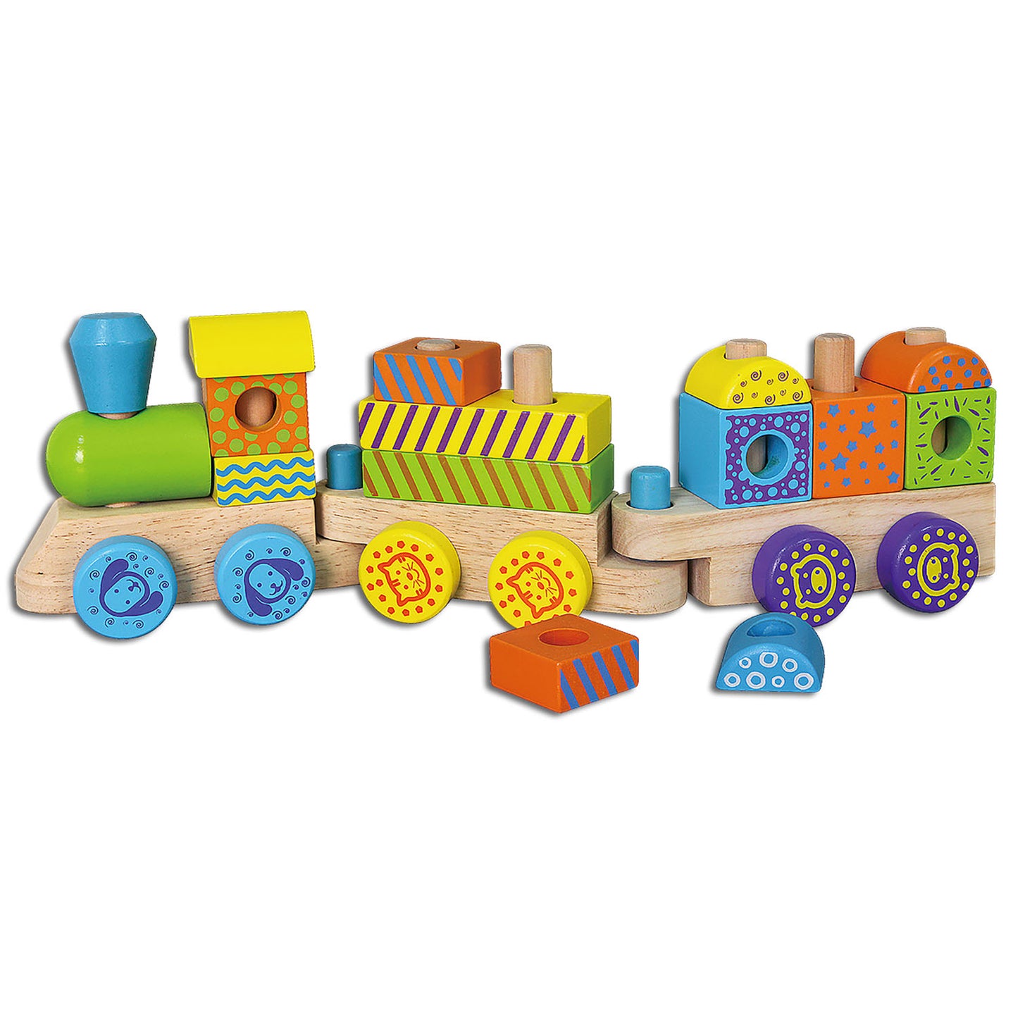 Colourful Stacking Train