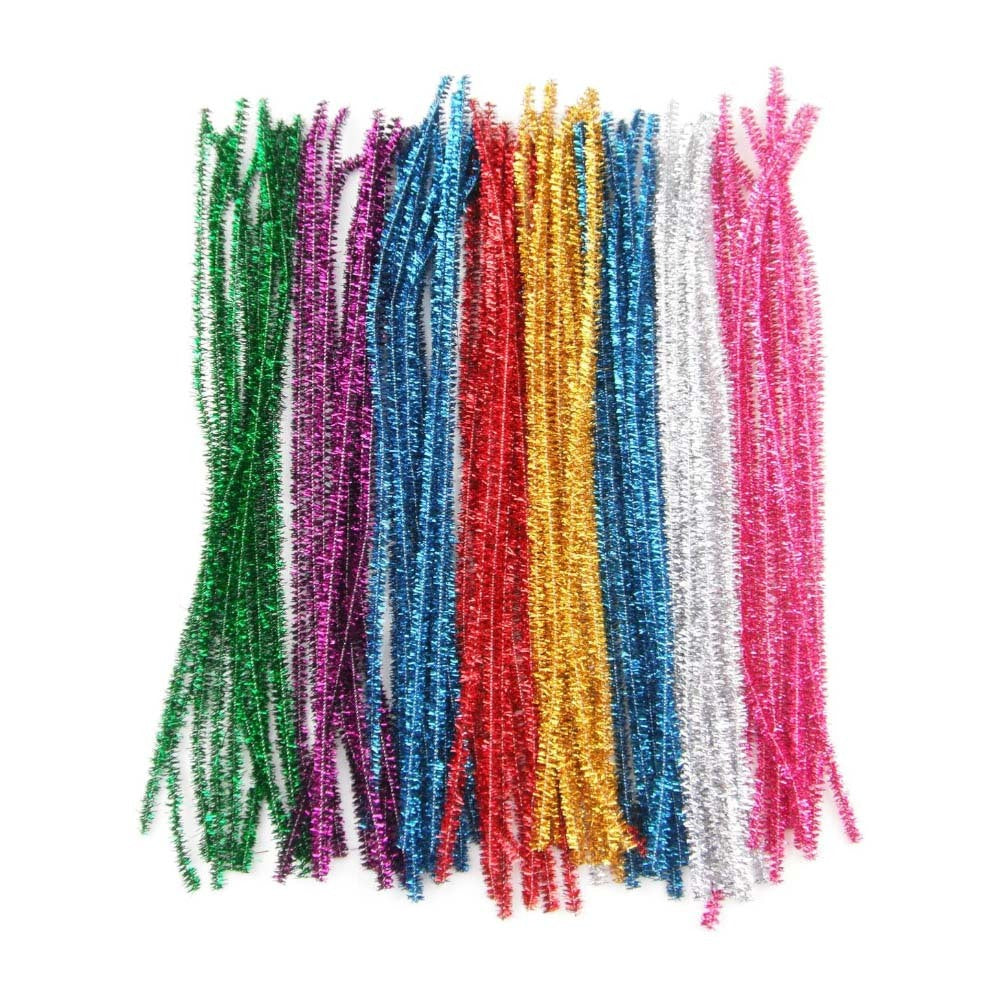 Tinsel Stems (30cm, Assorted Colours, 100 pieces) - Anthony Peters